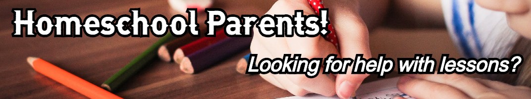 Homeschool parents! Looking for help with lessons? 